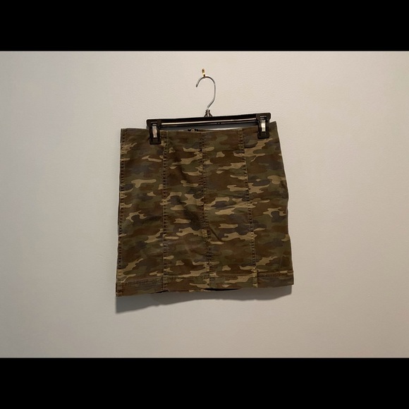 Free People Camo Skirt - Picture 1 of 4